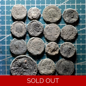 Lot of 15 ANCIENT ROMAN Coins. UNCLEANED